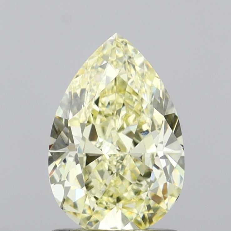 IGI Pear 1.57ct Fancy Light Yellow VVS2 - Loose Lab Diamond: IGI Pear 1.57ct Fancy Light Yellow VVS2 - Loose Lab Diamond Item Specifics: Source: This Is A Real Diamond Grown In A Lab Not Mined. Carat: 1.57 Cut: - Color: Fancy Light Yellow Clarity: VVS2 Polish: 