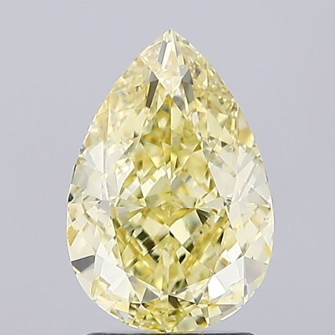 IGI Pear 2.15ct Fancy Intense Yellow VVS2 - Loose Lab Diamond: IGI Pear 2.15ct Fancy Intense Yellow VVS2 - Loose Lab Diamond Item Specifics: Source: This Is A Real Diamond Grown In A Lab Not Mined. Carat: 2.15 Cut: - Color: Fancy Intense Yellow Clarity: VVS2