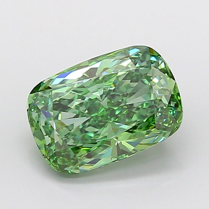 IGI Cushion Modified 4.08ct Fancy Vivid Green VVS2 - Loose Lab Diamond: IGI Cushion Modified 4.08ct Fancy Vivid Green VVS2 - Loose Lab Diamond Item Specifics: Source: This Is A Real Diamond Grown In A Lab Not Mined. Carat: 4.08 Cut: - Color: Fancy Vivid Green Clarity: VVS