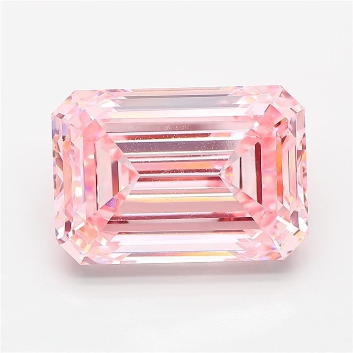 IGI Emerald 10.08ct Fancy Intense Pink VVS2 - Loose Lab Diamond: IGI Emerald 10.08ct Fancy Intense Pink VVS2 - Loose Lab Diamond Item Specifics: Source: This Is A Real Diamond Grown In A Lab Not Mined. Carat: 10.08 Cut: - Color: Fancy Intense Pink Clarity: VVS2