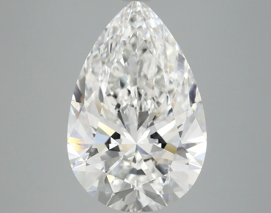 IGI Pear 5.09ct E VVS2 - Loose Lab Diamond: IGI Pear 5.09ct E VVS2 - Loose Lab Diamond Item Specifics: Source: This Is A Real Diamond Grown In A Lab Not Mined. Carat: 5.09 Cut: - Color: E Clarity: VVS2 Polish: EX Symmetry: EX Measurements: