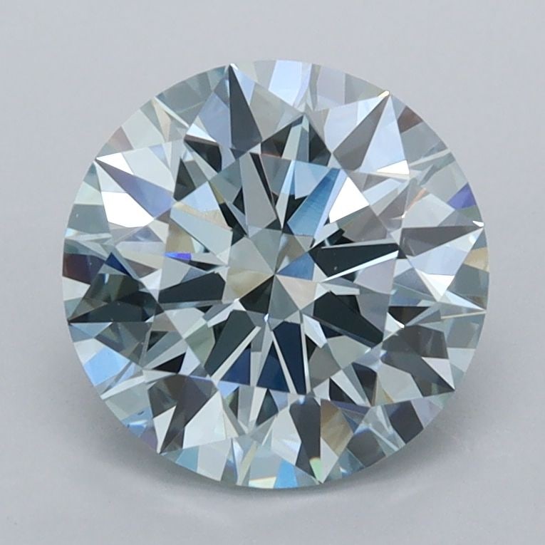 IGI Round 2.01ct Fancy Vivid Blue VVS2 - Ideal Loose Lab Diamond: IGI Round 2.01ct Fancy Vivid Blue VVS2 - Ideal Loose Lab Diamond Item Specifics: Source: This Is A Real Diamond Grown In A Lab Not Mined. Carat: 2.01 Cut: ID Color: Fancy Vivid Blue Clarity: VVS2 Poli