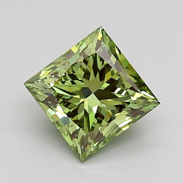 IGI Princess 1.24ct Fancy Vivid Green VVS2 - Loose Lab Diamond: IGI Princess 1.24ct Fancy Vivid Green VVS2 - Loose Lab Diamond Item Specifics: Source: This Is A Real Diamond Grown In A Lab Not Mined. Carat: 1.24 Cut: - Color: Fancy Vivid Green Clarity: VVS2 Polish