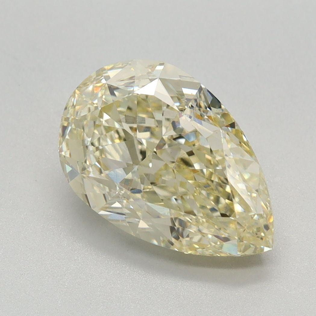 IGI Pear 2.23ct Fancy Light Yellow VVS2 - Loose Lab Diamond: IGI Pear 2.23ct Fancy Light Yellow VVS2 - Loose Lab Diamond Item Specifics: Source: This Is A Real Diamond Grown In A Lab Not Mined. Carat: 2.23 Cut: - Color: Fancy Light Yellow Clarity: VVS2 Polish: 
