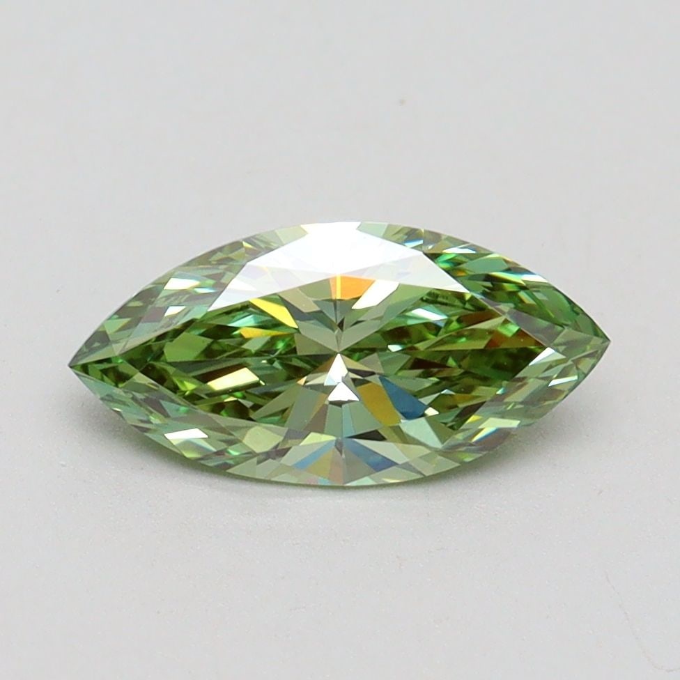 IGI Marquise 1.0ct Fancy Vivid Green VVS2 - Loose Lab Diamond: IGI Marquise 1.0ct Fancy Vivid Green VVS2 - Loose Lab Diamond Item Specifics: Source: This Is A Real Diamond Grown In A Lab Not Mined. Carat: 1.0 Cut: - Color: Fancy Vivid Green Clarity: VVS2 Polish: 