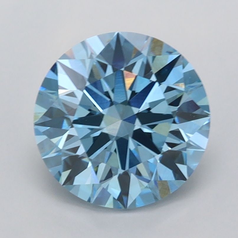 IGI Round 2.0ct Fancy Vivid Blue VVS2 - Ideal Loose Lab Diamond: IGI Round 2.0ct Fancy Vivid Blue VVS2 - Ideal Loose Lab Diamond Item Specifics: Source: This Is A Real Diamond Grown In A Lab Not Mined. Carat: 2.0 Cut: ID Color: Fancy Vivid Blue Clarity: VVS2 Polish