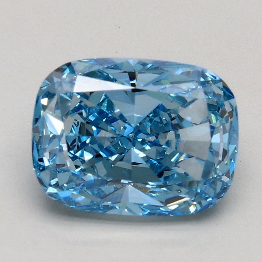 IGI Cushion Modified 1.56ct Fancy Vivid Blue VVS2 - Loose Lab Diamond: IGI Cushion Modified 1.56ct Fancy Vivid Blue VVS2 - Loose Lab Diamond Item Specifics: Source: This Is A Real Diamond Grown In A Lab Not Mined. Carat: 1.56 Cut: - Color: Fancy Vivid Blue Clarity: VVS2 
