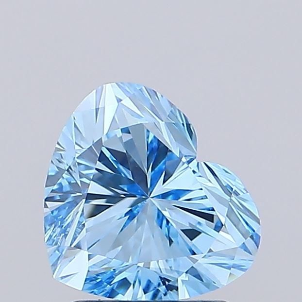 IGI Heart 1.93ct Fancy Vivid Blue VVS2 - Loose Lab Diamond: IGI Heart 1.93ct Fancy Vivid Blue VVS2 - Loose Lab Diamond Item Specifics: Source: This Is A Real Diamond Grown In A Lab Not Mined. Carat: 1.93 Cut: - Color: Fancy Vivid Blue Clarity: VVS2 Polish: EX 