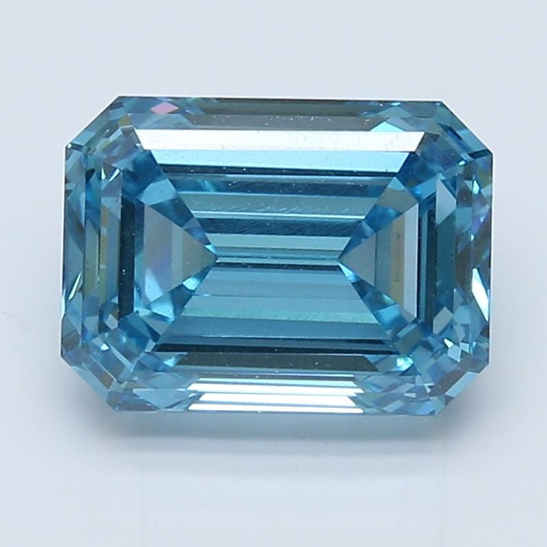 IGI Emerald 4.05ct Fancy Vivid Blue VVS2 - Loose Lab Diamond: IGI Emerald 4.05ct Fancy Vivid Blue VVS2 - Loose Lab Diamond Item Specifics: Source: This Is A Real Diamond Grown In A Lab Not Mined. Carat: 4.05 Cut: - Color: Fancy Vivid Blue Clarity: VVS2 Polish: E