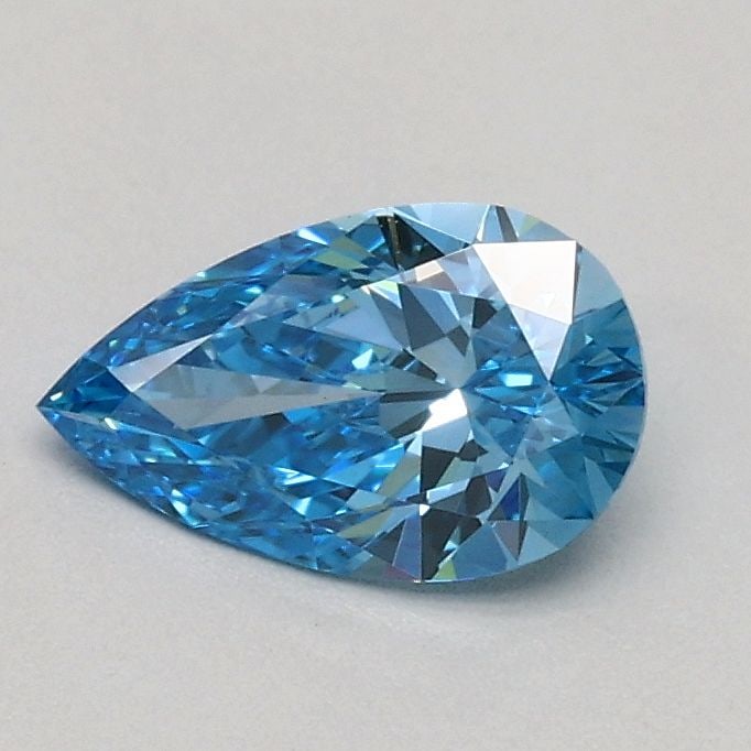 IGI Pear 0.42ct Fancy Vivid Blue VVS2 - Loose Lab Diamond: IGI Pear 0.42ct Fancy Vivid Blue VVS2 - Loose Lab Diamond Item Specifics: Source: This Is A Real Diamond Grown In A Lab Not Mined. Carat: 0.42 Cut: - Color: Fancy Vivid Blue Clarity: VVS2 Polish: EX S