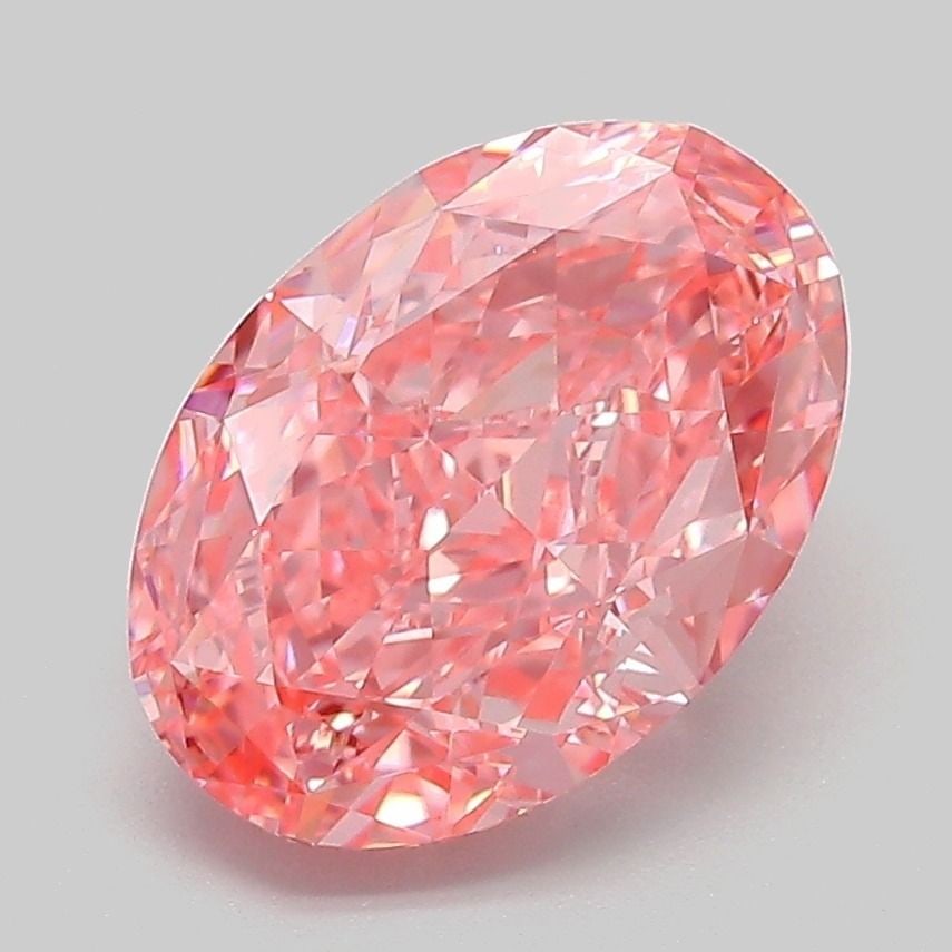 IGI Oval 3.09ct Fancy Vivid Pink VVS2 - Loose Lab Diamond: IGI Oval 3.09ct Fancy Vivid Pink VVS2 - Loose Lab Diamond Item Specifics: Source: This Is A Real Diamond Grown In A Lab Not Mined. Carat: 3.09 Cut: - Color: Fancy Vivid Pink Clarity: VVS2 Polish: EX S