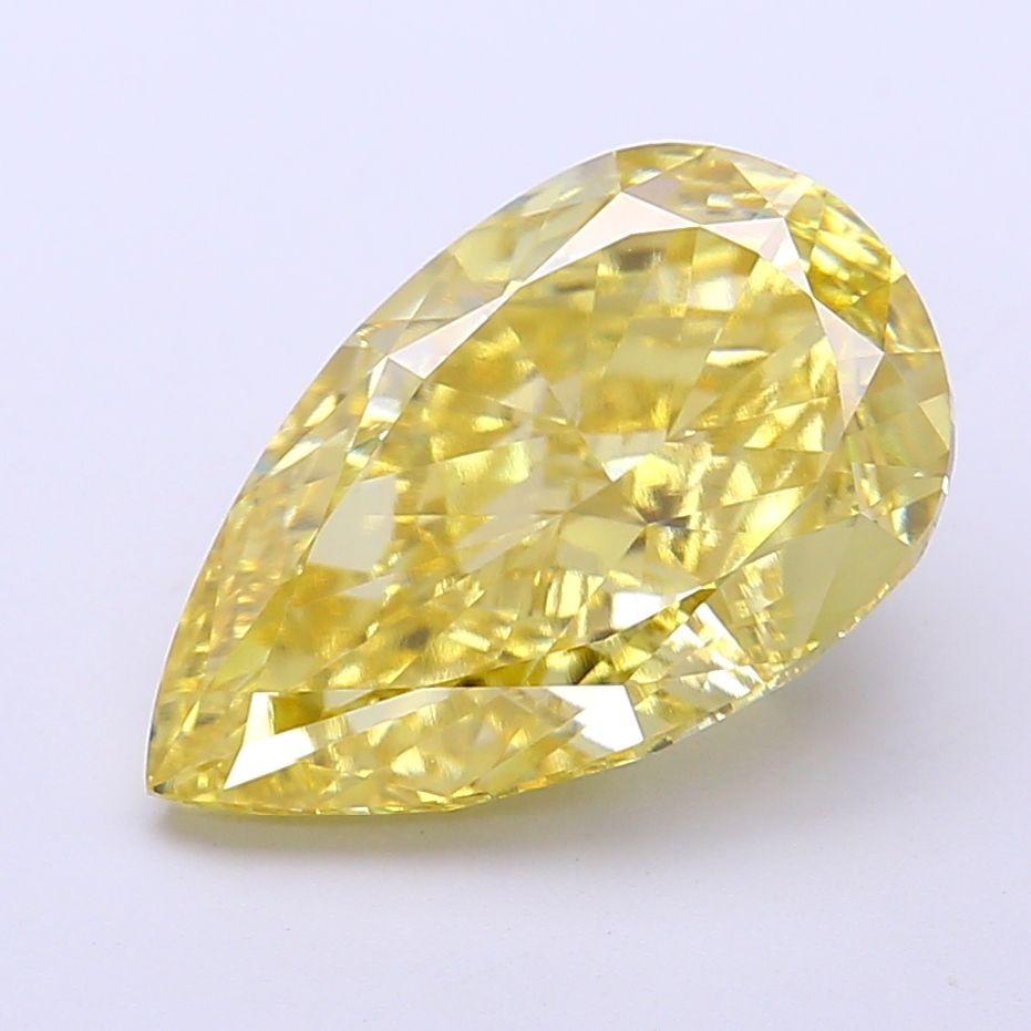 IGI Pear 5.25ct Fancy Intense Yellow VVS2 - Loose Lab Diamond: IGI Pear 5.25ct Fancy Intense Yellow VVS2 - Loose Lab Diamond Item Specifics: Source: This Is A Real Diamond Grown In A Lab Not Mined. Carat: 5.25 Cut: - Color: Fancy Intense Yellow Clarity: VVS2 Poli