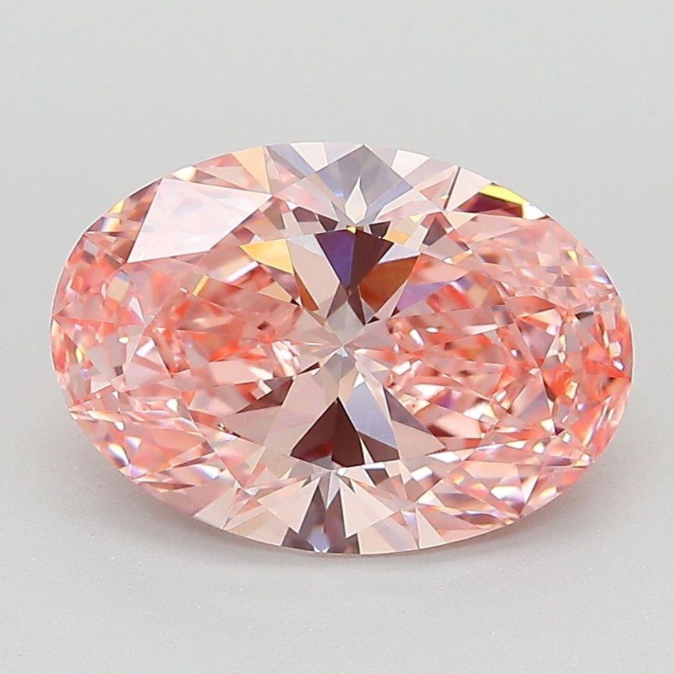 IGI Oval 3.02ct Fancy Vivid Pink VVS2 - Loose Lab Diamond: IGI Oval 3.02ct Fancy Vivid Pink VVS2 - Loose Lab Diamond Item Specifics: Source: This Is A Real Diamond Grown In A Lab Not Mined. Carat: 3.02 Cut: - Color: Fancy Vivid Pink Clarity: VVS2 Polish: EX S
