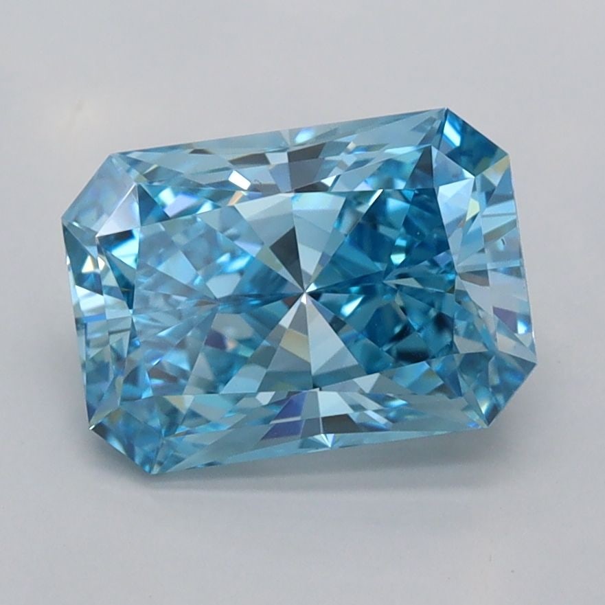 IGI Radiant 2.01ct Fancy Vivid Blue VVS2 - Loose Lab Diamond: IGI Radiant 2.01ct Fancy Vivid Blue VVS2 - Loose Lab Diamond Item Specifics: Source: This Is A Real Diamond Grown In A Lab Not Mined. Carat: 2.01 Cut: - Color: Fancy Vivid Blue Clarity: VVS2 Polish: E