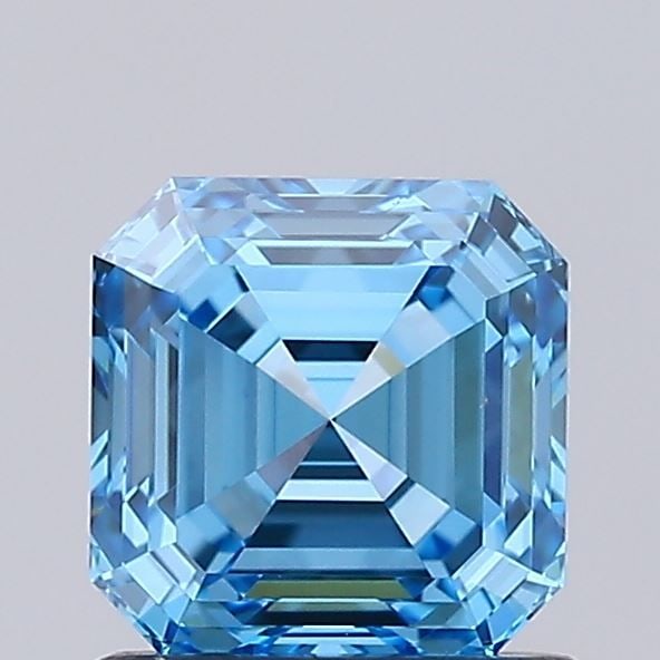 IGI Asscher 1.06ct Fancy Vivid Blue VVS2 - Loose Lab Diamond: IGI Asscher 1.06ct Fancy Vivid Blue VVS2 - Loose Lab Diamond Item Specifics: Source: This Is A Real Diamond Grown In A Lab Not Mined. Carat: 1.06 Cut: - Color: Fancy Vivid Blue Clarity: VVS2 Polish: E