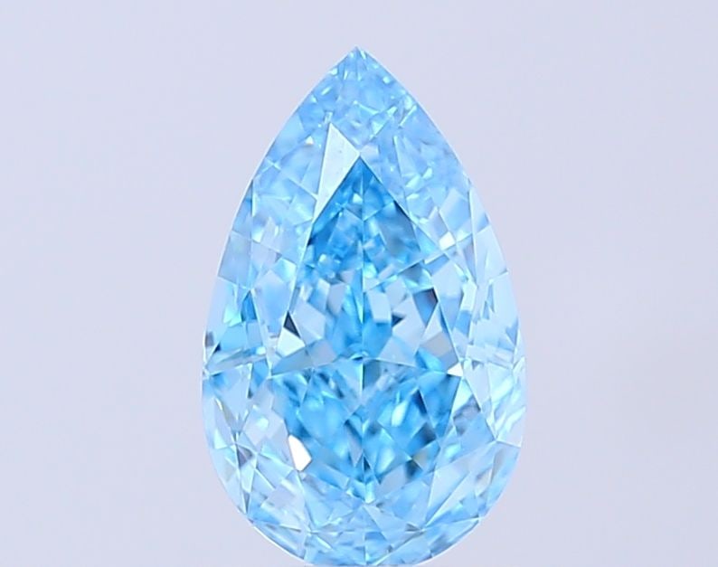 IGI Pear 2.03ct Fancy Vivid Blue VVS2 - Loose Lab Diamond: IGI Pear 2.03ct Fancy Vivid Blue VVS2 - Loose Lab Diamond Item Specifics: Source: This Is A Real Diamond Grown In A Lab Not Mined. Carat: 2.03 Cut: - Color: Fancy Vivid Blue Clarity: VVS2 Polish: EX S