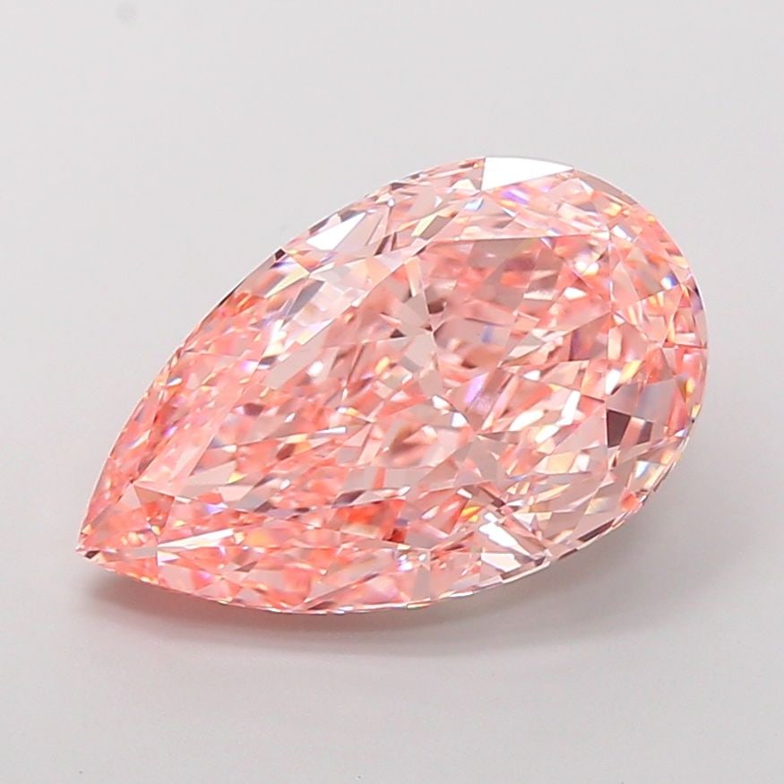 IGI Pear 11.17ct Fancy Vivid Pink VVS2 - Loose Lab Diamond: IGI Pear 11.17ct Fancy Vivid Pink VVS2 - Loose Lab Diamond Item Specifics: Source: This Is A Real Diamond Grown In A Lab Not Mined. Carat: 11.17 Cut: - Color: Fancy Vivid Pink Clarity: VVS2 Polish: EX