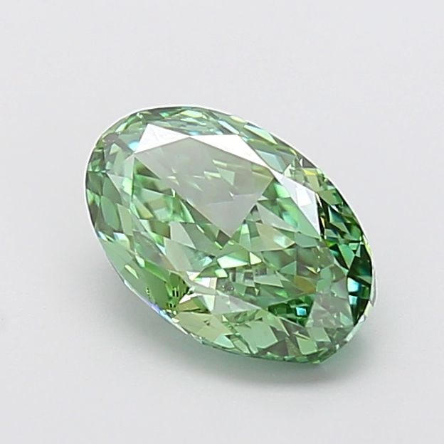IGI Oval 2.02ct Fancy Vivid Green VVS2 - Loose Lab Diamond: IGI Oval 2.02ct Fancy Vivid Green VVS2 - Loose Lab Diamond Item Specifics: Source: This Is A Real Diamond Grown In A Lab Not Mined. Carat: 2.02 Cut: - Color: Fancy Vivid Green Clarity: VVS2 Polish: