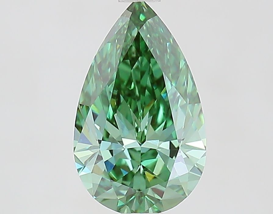 IGI Pear 1.59ct Fancy Vivid Green VVS2 - Loose Lab Diamond: IGI Pear 1.59ct Fancy Vivid Green VVS2 - Loose Lab Diamond Item Specifics: Source: This Is A Real Diamond Grown In A Lab Not Mined. Carat: 1.59 Cut: - Color: Fancy Vivid Green Clarity: VVS2 Polish: EX