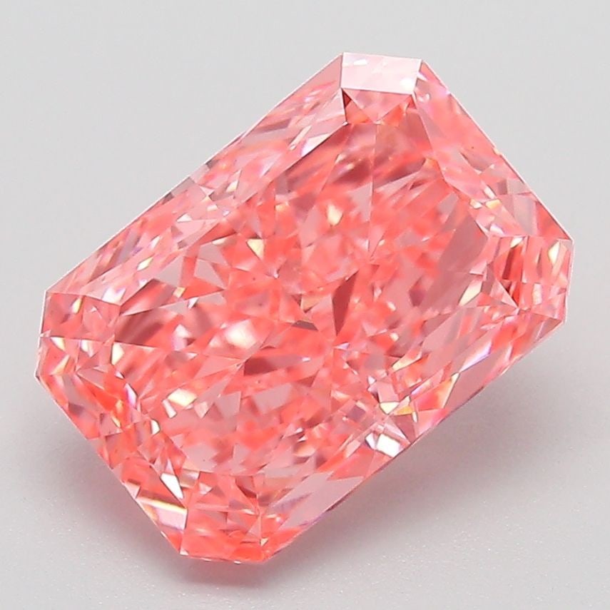 IGI Radiant 3.12ct Fancy Vivid Pink VVS2 - Loose Lab Diamond: IGI Radiant 3.12ct Fancy Vivid Pink VVS2 - Loose Lab Diamond Item Specifics: Source: This Is A Real Diamond Grown In A Lab Not Mined. Carat: 3.12 Cut: - Color: Fancy Vivid Pink Clarity: VVS2 Polish: E