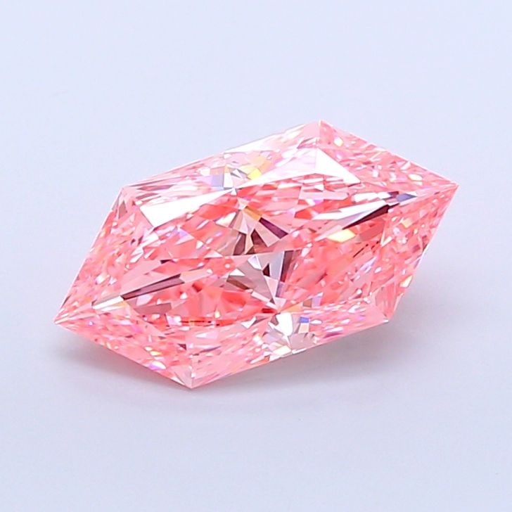 IGI Hexagonal 4.57ct Fancy Vivid Pink VVS2 - Loose Lab Diamond: IGI Hexagonal 4.57ct Fancy Vivid Pink VVS2 - Loose Lab Diamond Item Specifics: Source: This Is A Real Diamond Grown In A Lab Not Mined. Carat: 4.57 Cut: - Color: Fancy Vivid Pink Clarity: VVS2 Polish: