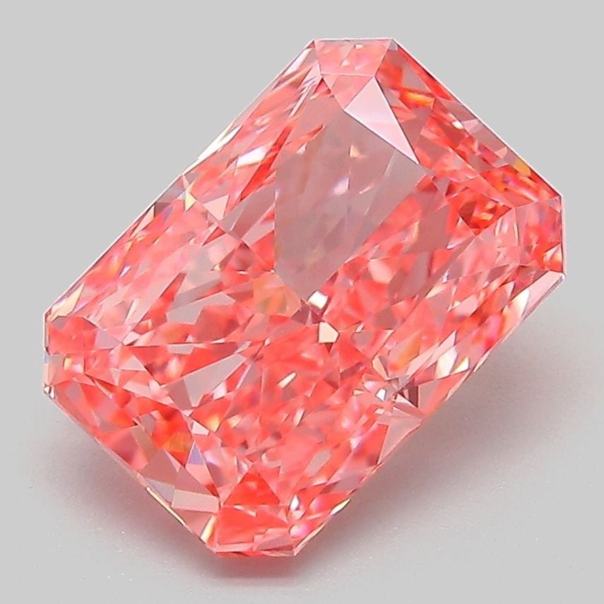 IGI Radiant 3.04ct Fancy Vivid Pink VVS2 - Loose Lab Diamond: IGI Radiant 3.04ct Fancy Vivid Pink VVS2 - Loose Lab Diamond Item Specifics: Source: This Is A Real Diamond Grown In A Lab Not Mined. Carat: 3.04 Cut: - Color: Fancy Vivid Pink Clarity: VVS2 Polish: E