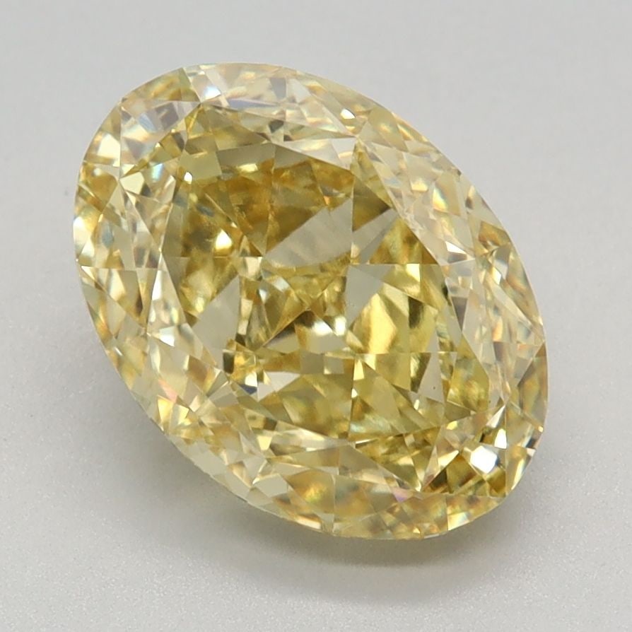 IGI Oval 2.59ct Fancy Vivid Yellow VVS2 - Loose Lab Diamond: IGI Oval 2.59ct Fancy Vivid Yellow VVS2 - Loose Lab Diamond Item Specifics: Source: This Is A Real Diamond Grown In A Lab Not Mined. Carat: 2.59 Cut: - Color: Fancy Vivid Yellow Clarity: VVS2 Polish: 