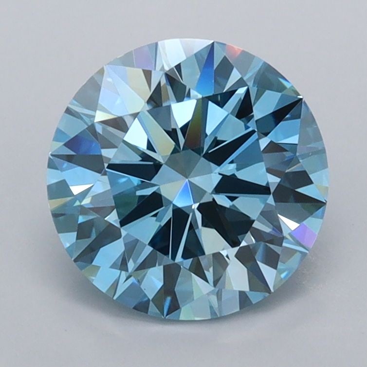 IGI Round 1.76ct Fancy Vivid Blue VVS1 - Ideal Loose Lab Diamond: IGI Round 1.76ct Fancy Vivid Blue VVS1 - Ideal Loose Lab Diamond Item Specifics: Source: This Is A Real Diamond Grown In A Lab Not Mined. Carat: 1.76 Cut: ID Color: Fancy Vivid Blue Clarity: VVS1 Poli
