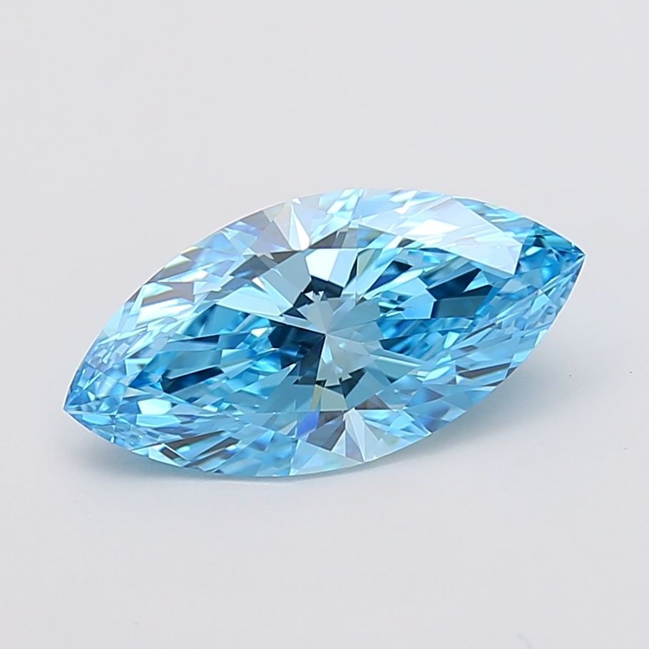 IGI Marquise 3.54ct Fancy Vivid Blue VVS1 - Loose Lab Diamond: IGI Marquise 3.54ct Fancy Vivid Blue VVS1 - Loose Lab Diamond Item Specifics: Source: This Is A Real Diamond Grown In A Lab Not Mined. Carat: 3.54 Cut: - Color: Fancy Vivid Blue Clarity: VVS1 Polish: 