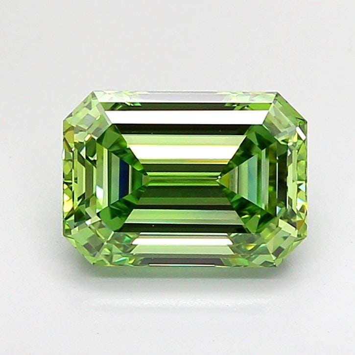 IGI Emerald 2.5ct Fancy Vivid Green VVS2 - Loose Lab Diamond: IGI Emerald 2.5ct Fancy Vivid Green VVS2 - Loose Lab Diamond Item Specifics: Source: This Is A Real Diamond Grown In A Lab Not Mined. Carat: 2.5 Cut: - Color: Fancy Vivid Green Clarity: VVS2 Polish: E