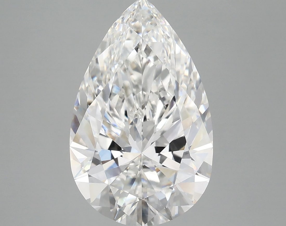 IGI Pear 5.05ct F VVS2 - Loose Lab Diamond: IGI Pear 5.05ct F VVS2 - Loose Lab Diamond Item Specifics: Source: This Is A Real Diamond Grown In A Lab Not Mined. Carat: 5.05 Cut: - Color: F Clarity: VVS2 Polish: EX Symmetry: EX Measurements: 15.2
