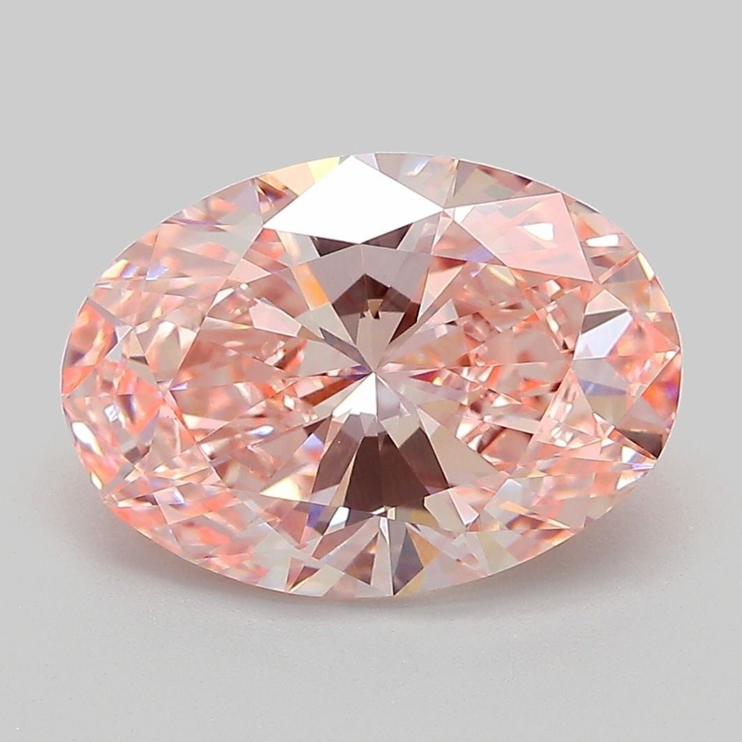 IGI Oval 3.79ct Fancy Vivid Pink VVS2 - Loose Lab Diamond: IGI Oval 3.79ct Fancy Vivid Pink VVS2 - Loose Lab Diamond Item Specifics: Source: This Is A Real Diamond Grown In A Lab Not Mined. Carat: 3.79 Cut: - Color: Fancy Vivid Pink Clarity: VVS2 Polish: EX S