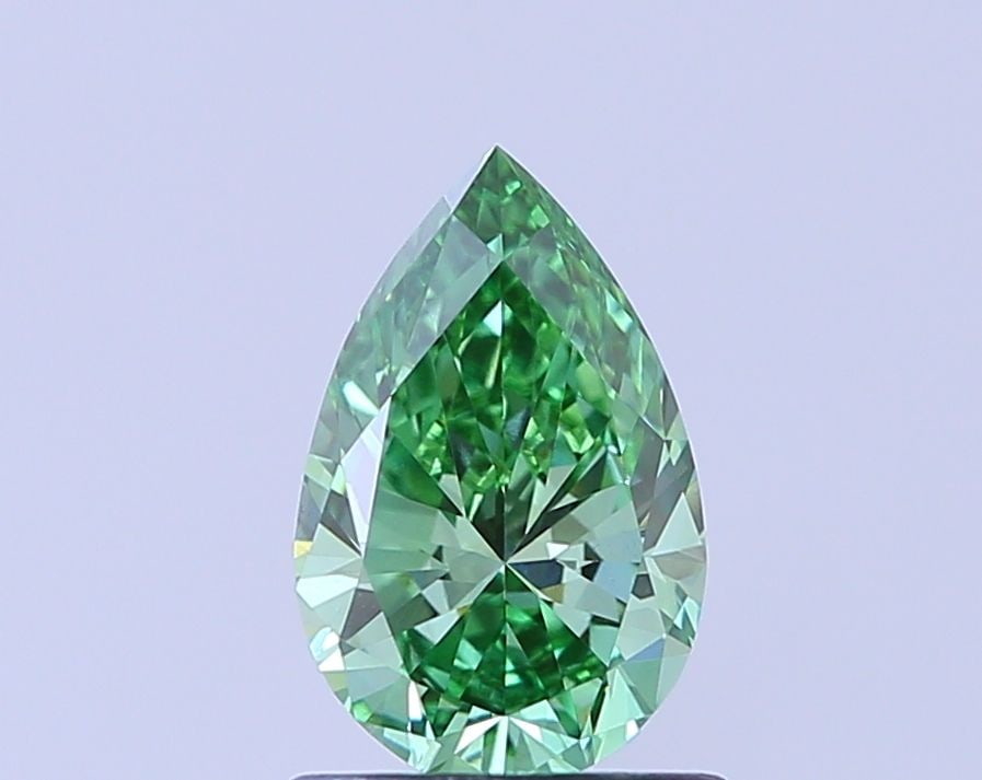 IGI Pear 1.01ct Fancy Vivid Green VVS2 - Loose Lab Diamond: IGI Pear 1.01ct Fancy Vivid Green VVS2 - Loose Lab Diamond Item Specifics: Source: This Is A Real Diamond Grown In A Lab Not Mined. Carat: 1.01 Cut: - Color: Fancy Vivid Green Clarity: VVS2 Polish: VG