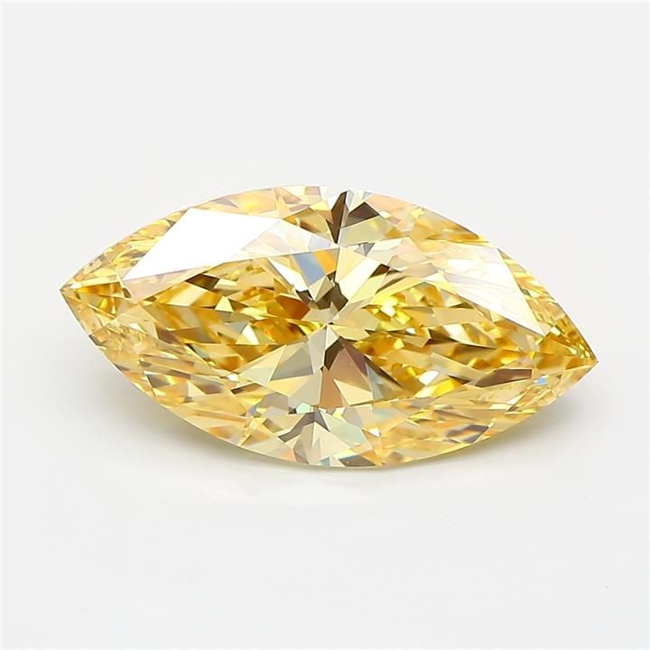 IGI Marquise 3.0ct Fancy Intense Yellow VVS2 - Loose Lab Diamond: IGI Marquise 3.0ct Fancy Intense Yellow VVS2 - Loose Lab Diamond Item Specifics: Source: This Is A Real Diamond Grown In A Lab Not Mined. Carat: 3.0 Cut: - Color: Fancy Intense Yellow Clarity: VVS2 Po