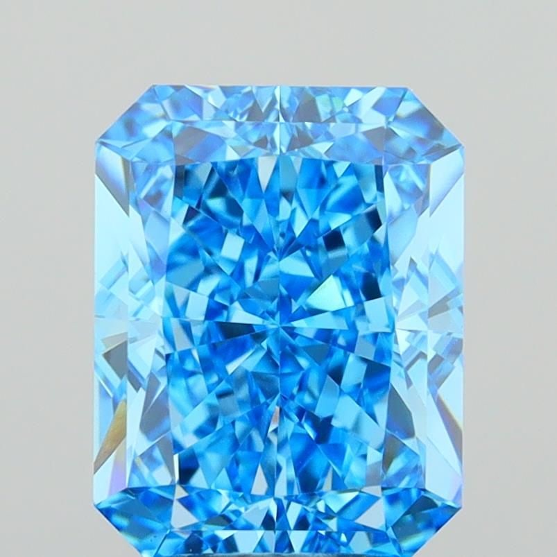 IGI Radiant 3.09ct Fancy Vivid Blue VVS2 - Loose Lab Diamond: IGI Radiant 3.09ct Fancy Vivid Blue VVS2 - Loose Lab Diamond Item Specifics: Source: This Is A Real Diamond Grown In A Lab Not Mined. Carat: 3.09 Cut: - Color: Fancy Vivid Blue Clarity: VVS2 Polish: E