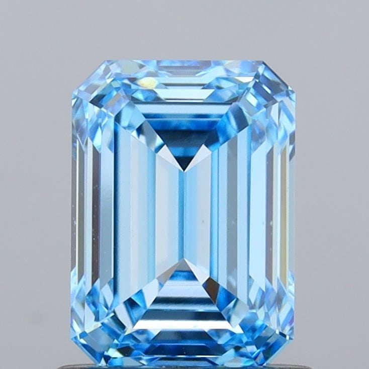 IGI Emerald 1.12ct Fancy Vivid Blue VVS2 - Loose Lab Diamond: IGI Emerald 1.12ct Fancy Vivid Blue VVS2 - Loose Lab Diamond Item Specifics: Source: This Is A Real Diamond Grown In A Lab Not Mined. Carat: 1.12 Cut: - Color: Fancy Vivid Blue Clarity: VVS2 Polish: E