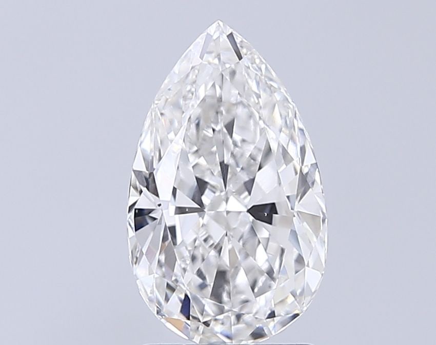 IGI Pear 2.53ct F VVS2 - Loose Lab Diamond: IGI Pear 2.53ct F VVS2 - Loose Lab Diamond Item Specifics: Source: This Is A Real Diamond Grown In A Lab Not Mined. Carat: 2.53 Cut: - Color: F Clarity: VVS2 Polish: EX Symmetry: EX Measurements: 11.4