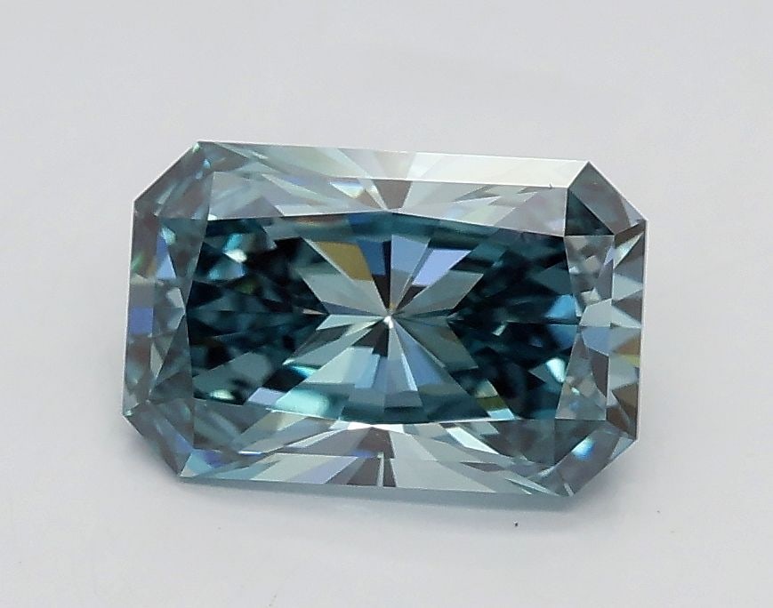 IGI Radiant 1.21ct Fancy Intense Green Blue VVS2 - Loose Lab Diamond: IGI Radiant 1.21ct Fancy Intense Green Blue VVS2 - Loose Lab Diamond Item Specifics: Source: This Is A Real Diamond Grown In A Lab Not Mined. Carat: 1.21 Cut: - Color: Fancy Intense Green Blue Clarity