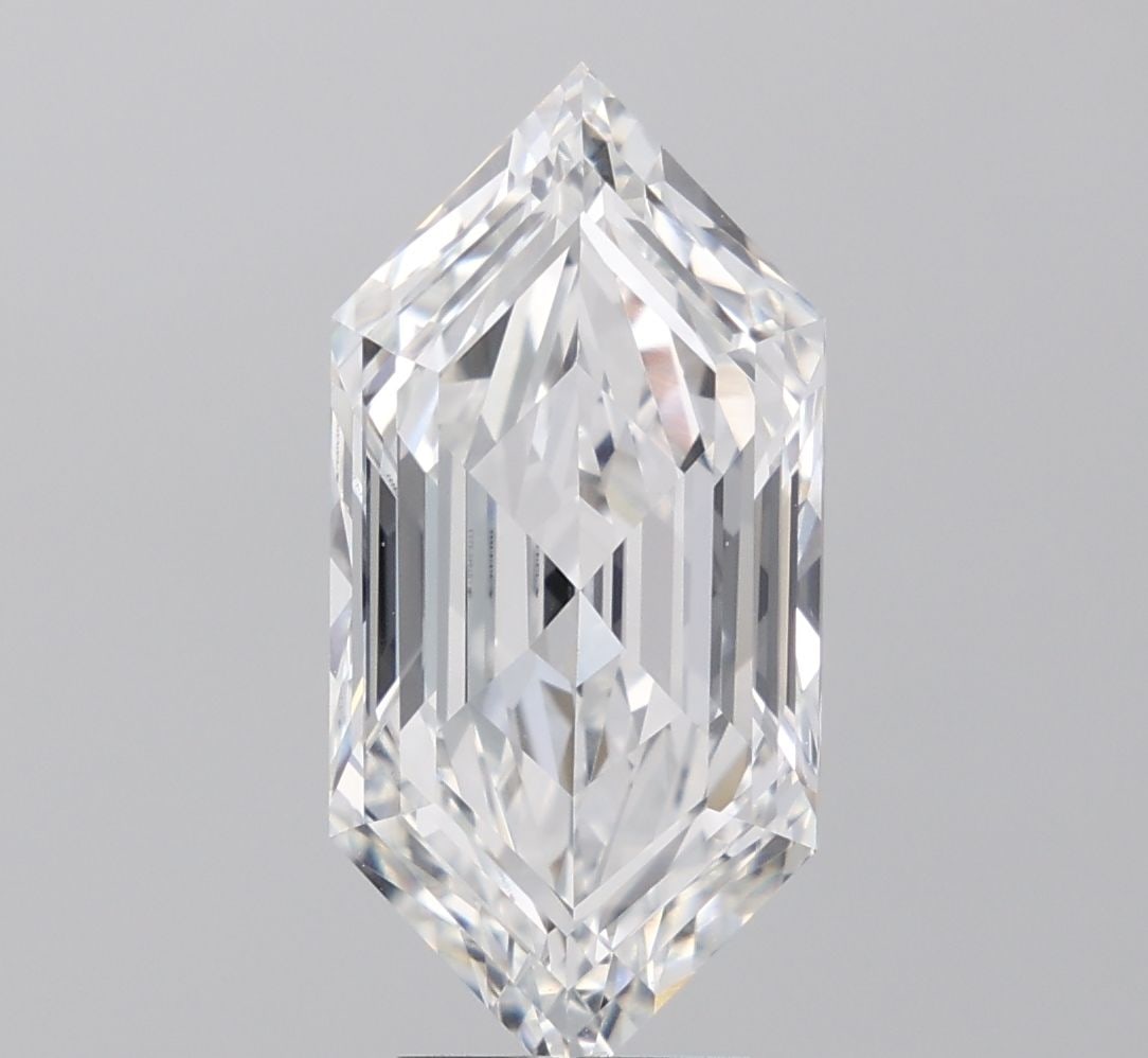 IGI Hexagonal 6.05ct F VVS2 - Loose Lab Diamond: IGI Hexagonal 6.05ct F VVS2 - Loose Lab Diamond Item Specifics: Source: This Is A Real Diamond Grown In A Lab Not Mined. Carat: 6.05 Cut: - Color: F Clarity: VVS2 Polish: EX Symmetry: EX Measurements: