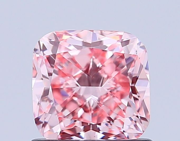 IGI Cushion Modified 1.03ct Fancy Vivid Pink VVS2 - Loose Lab Diamond: IGI Cushion Modified 1.03ct Fancy Vivid Pink VVS2 - Loose Lab Diamond Item Specifics: Source: This Is A Real Diamond Grown In A Lab Not Mined. Carat: 1.03 Cut: - Color: Fancy Vivid Pink Clarity: VVS2 
