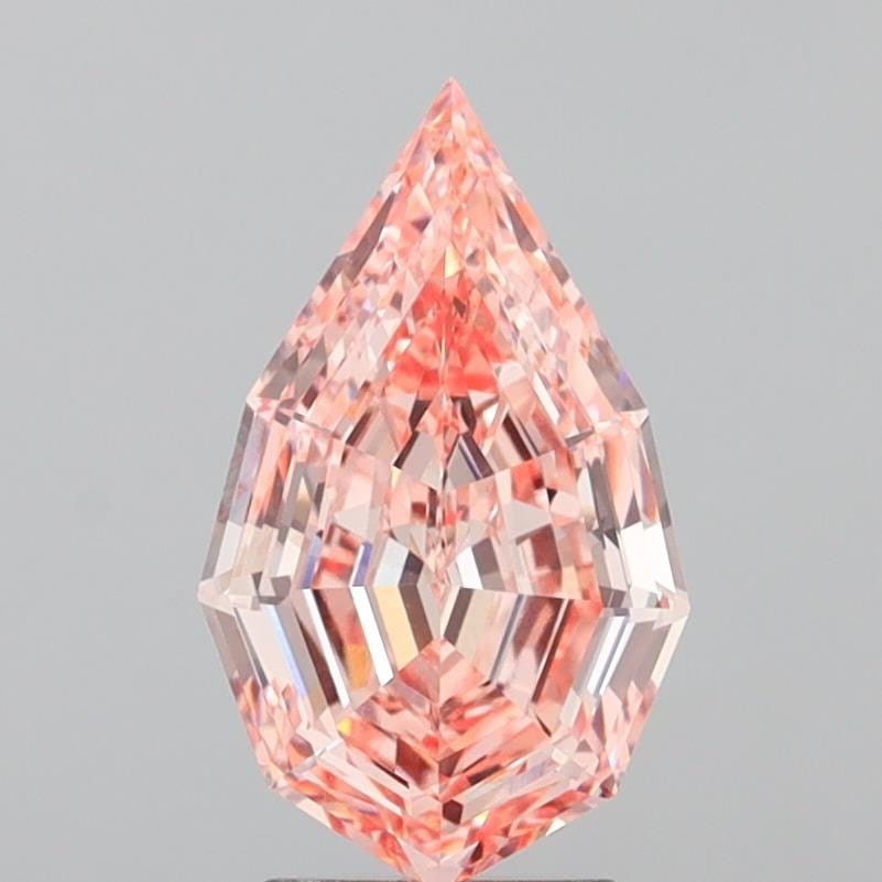 IGI Pear 3.09ct Fancy Vivid Pink VVS2 - Loose Lab Diamond: IGI Pear 3.09ct Fancy Vivid Pink VVS2 - Loose Lab Diamond Item Specifics: Source: This Is A Real Diamond Grown In A Lab Not Mined. Carat: 3.09 Cut: - Color: Fancy Vivid Pink Clarity: VVS2 Polish: EX S