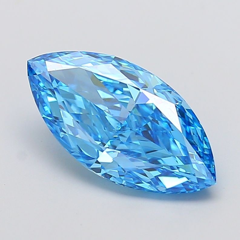 IGI Marquise 4.0ct Fancy Vivid Blue VVS2 - Loose Lab Diamond: IGI Marquise 4.0ct Fancy Vivid Blue VVS2 - Loose Lab Diamond Item Specifics: Source: This Is A Real Diamond Grown In A Lab Not Mined. Carat: 4.0 Cut: - Color: Fancy Vivid Blue Clarity: VVS2 Polish: EX