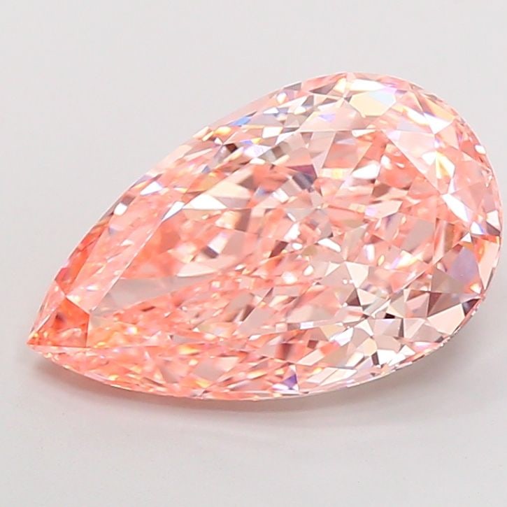 IGI Pear 9.02ct Fancy Vivid Pink VVS2 - Loose Lab Diamond: IGI Pear 9.02ct Fancy Vivid Pink VVS2 - Loose Lab Diamond Item Specifics: Source: This Is A Real Diamond Grown In A Lab Not Mined. Carat: 9.02 Cut: - Color: Fancy Vivid Pink Clarity: VVS2 Polish: EX S