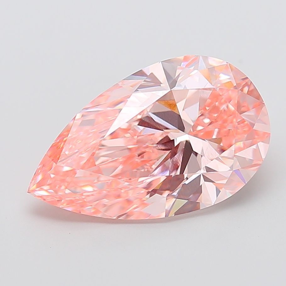 IGI Pear 7.03ct Fancy Vivid Pink VVS2 - Loose Lab Diamond: IGI Pear 7.03ct Fancy Vivid Pink VVS2 - Loose Lab Diamond Item Specifics: Source: This Is A Real Diamond Grown In A Lab Not Mined. Carat: 7.03 Cut: - Color: Fancy Vivid Pink Clarity: VVS2 Polish: EX S