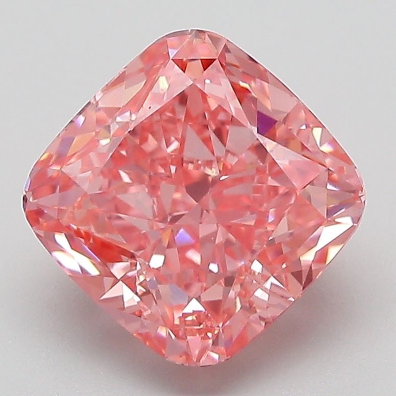 IGI Cushion Modified 3.07ct Fancy Vivid Pink VVS2 - Loose Lab Diamond: IGI Cushion Modified 3.07ct Fancy Vivid Pink VVS2 - Loose Lab Diamond Item Specifics: Source: This Is A Real Diamond Grown In A Lab Not Mined. Carat: 3.07 Cut: - Color: Fancy Vivid Pink Clarity: VVS2 