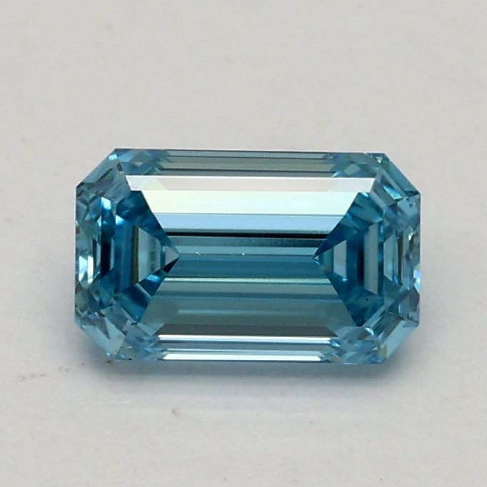 IGI Emerald 0.53ct Fancy Vivid Blue VVS2 - Loose Lab Diamond: IGI Emerald 0.53ct Fancy Vivid Blue VVS2 - Loose Lab Diamond Item Specifics: Source: This Is A Real Diamond Grown In A Lab Not Mined. Carat: 0.53 Cut: - Color: Fancy Vivid Blue Clarity: VVS2 Polish: E