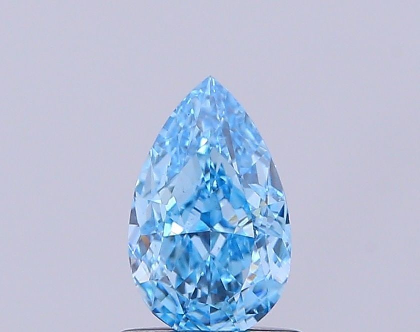 IGI Pear 1.03ct Fancy Vivid Blue VVS2 - Loose Lab Diamond: IGI Pear 1.03ct Fancy Vivid Blue VVS2 - Loose Lab Diamond Item Specifics: Source: This Is A Real Diamond Grown In A Lab Not Mined. Carat: 1.03 Cut: - Color: Fancy Vivid Blue Clarity: VVS2 Polish: EX S