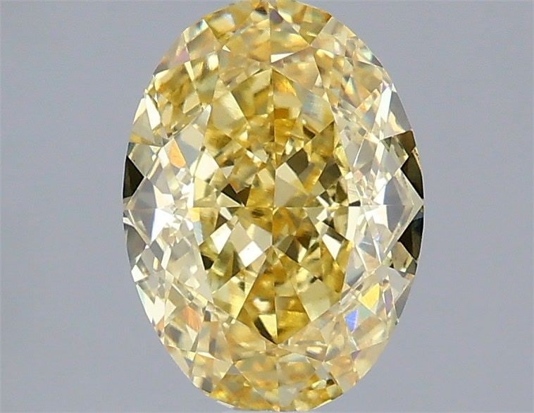 IGI Oval 2.07ct Fancy Intense Yellow VVS2 - Loose Lab Diamond: IGI Oval 2.07ct Fancy Intense Yellow VVS2 - Loose Lab Diamond Item Specifics: Source: This Is A Real Diamond Grown In A Lab Not Mined. Carat: 2.07 Cut: - Color: Fancy Intense Yellow Clarity: VVS2 Poli