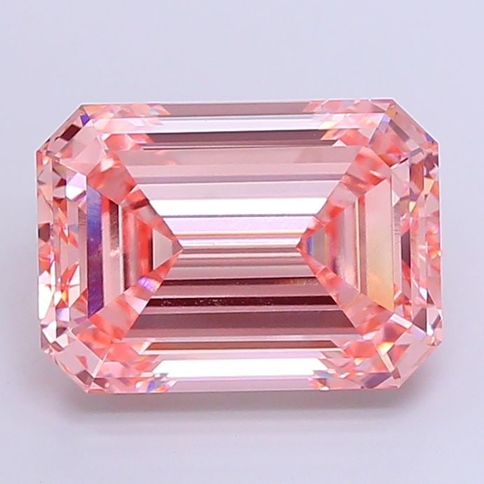 IGI Emerald 12.32ct Fancy Intense Pink VVS2 - Loose Lab Diamond: IGI Emerald 12.32ct Fancy Intense Pink VVS2 - Loose Lab Diamond Item Specifics: Source: This Is A Real Diamond Grown In A Lab Not Mined. Carat: 12.32 Cut: - Color: Fancy Intense Pink Clarity: VVS2 Pol