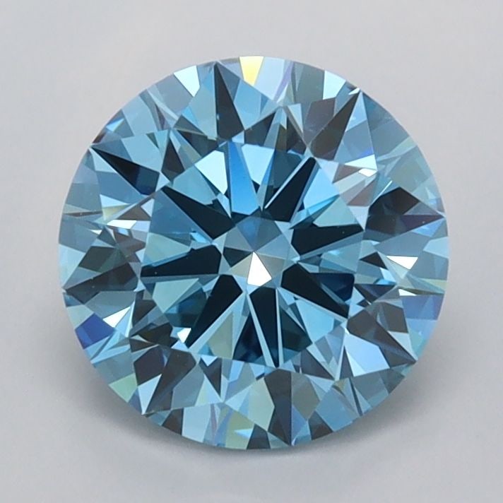 IGI Round 1.53ct Fancy Vivid Blue VVS2 - Ideal Loose Lab Diamond: IGI Round 1.53ct Fancy Vivid Blue VVS2 - Ideal Loose Lab Diamond Item Specifics: Source: This Is A Real Diamond Grown In A Lab Not Mined. Carat: 1.53 Cut: ID Color: Fancy Vivid Blue Clarity: VVS2 Poli